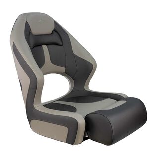 Deluxe Sport Flip-Up II Carbon Fiber Chair, Charcoal / Light Gray