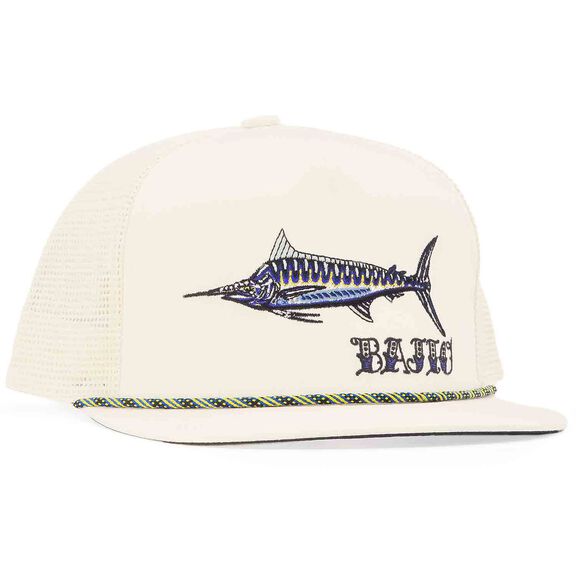 Flat Brim Twill Trucker Hat image number 0