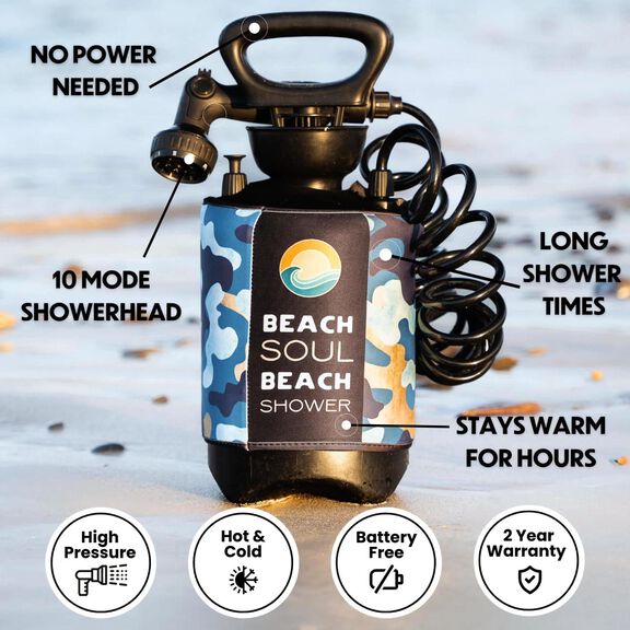 Portable Shower, Chill Chameleon, 1.3G image number 0
