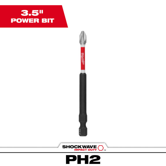 SHOCKWAVE Impact Duty 3-1/2" Impact Duty Phillips #2 Power Bit image number 1
