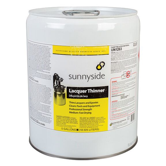 Lacquer Thinner, 5 Gallon (MUST SHIP TRUCK FREIGHT) image number 0