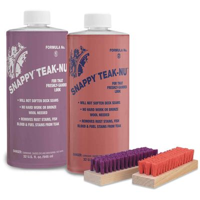 Snappy Teak-Nu Two Step Teak Cleaning Kit