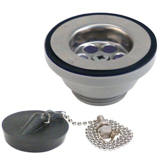 1 1/2" Stainless Steel Straight Drain Fitting