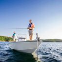 Great White Digital Saltwater Bow-Mount Trolling Motor, 50" Shaft, 109lb. Thrust image number 5