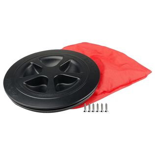 6 Inch Round Deck Hatch - Black