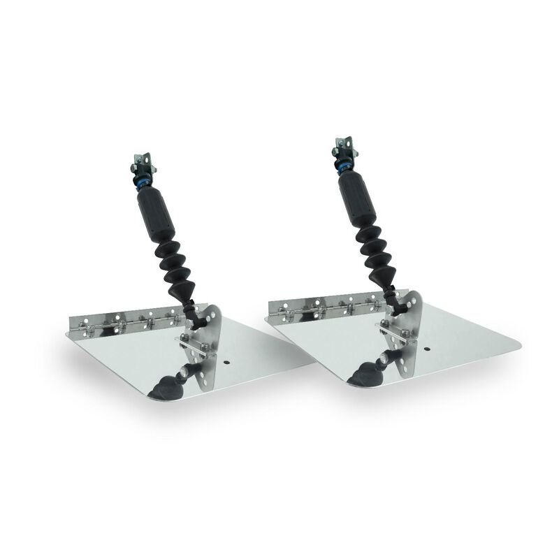 Lectrotab Stainless Steel Smart Tabs 12"X9" plates / 60lb Actuators Fully Automatic Trim Tabs | by West Marine