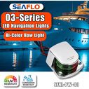 SEAFLO LED Bi-Color Bow Navigation Light, Horizontal Mount, 12V, Stainless Steel image number 5