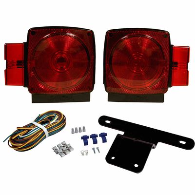 Submersible Combination Trailer Light Kit for Trailers Over and Under 80" Wide