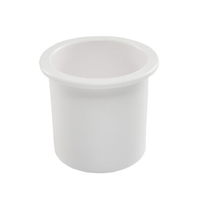 Nylon Recessed Cup Holder, White