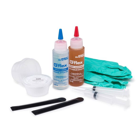 G/Flex 650-K Aluminum Boat Repair Kit image number 1
