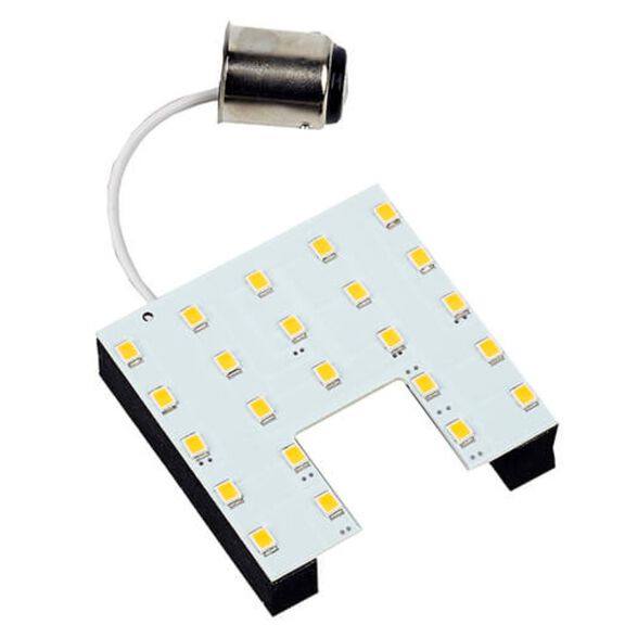 *Only While Supplies Last** BA15s LED Array, Warm - #1156 Single Contact, 10-30VDC, 23xLED, 2.7W image number 0