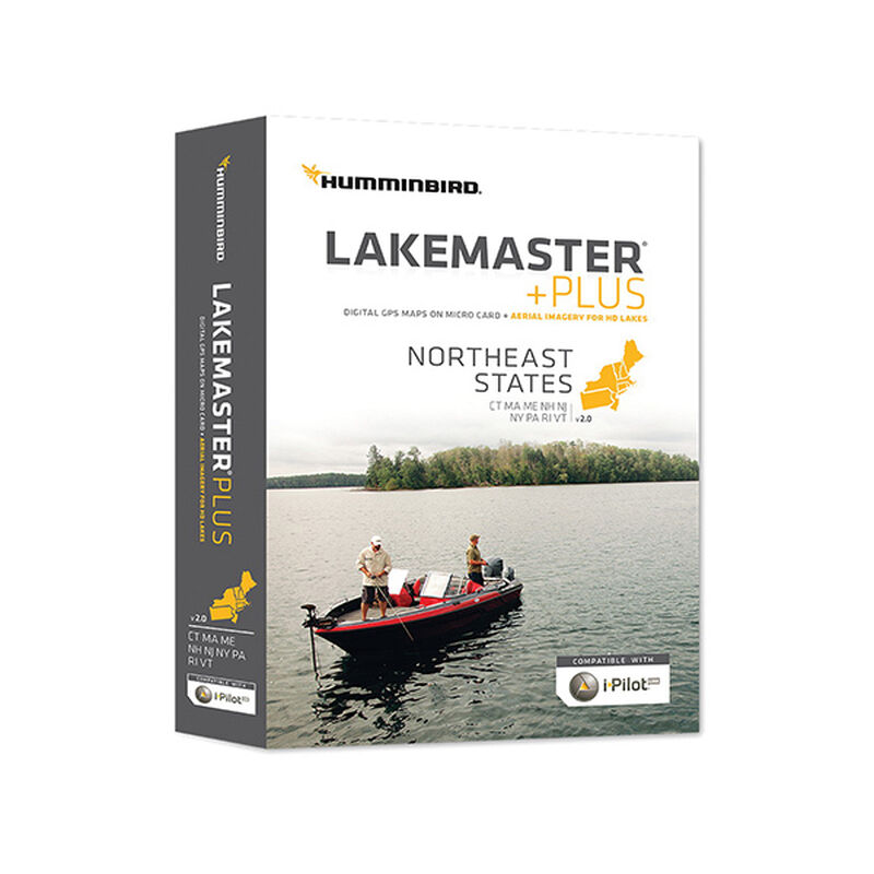 HCNEP2 Lakemaster Plus Northeast States Chart MicroSD Card, Version 2 image number 0