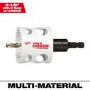 2-1/8" HOLE DOZER&trade; Bi-Metal Hole Saw with Arbor image number 0