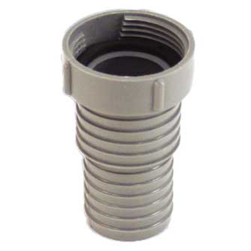Straight Hose Barb Adapter, 1 1/4" (F) Thread to 1 1/4" - 1 1/2" Hose Barb image number 0