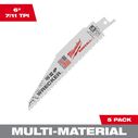 The Wrecker&trade; Multi-Material SAWZALL&reg; Blade 6" 7/11TPI, 5 Pack image number 0