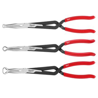Long Reach Hose Grip Pliers Set, 3 Piece