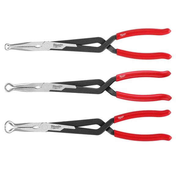 Long Reach Hose Grip Pliers Set, 3 Piece image number 0