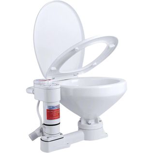 SEAFLO 24V Large Size Twist Flush Electric Marine Toilet