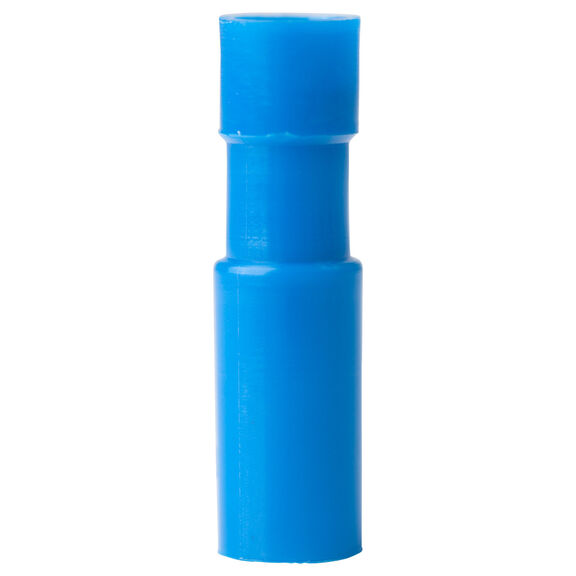 16-14 AWG Female Nylon Snap Plugs, Blue, 25-Pack image number 0