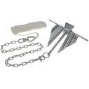 Slip Ring Anchor Kit, Galvanized, 5 lb. image number 1