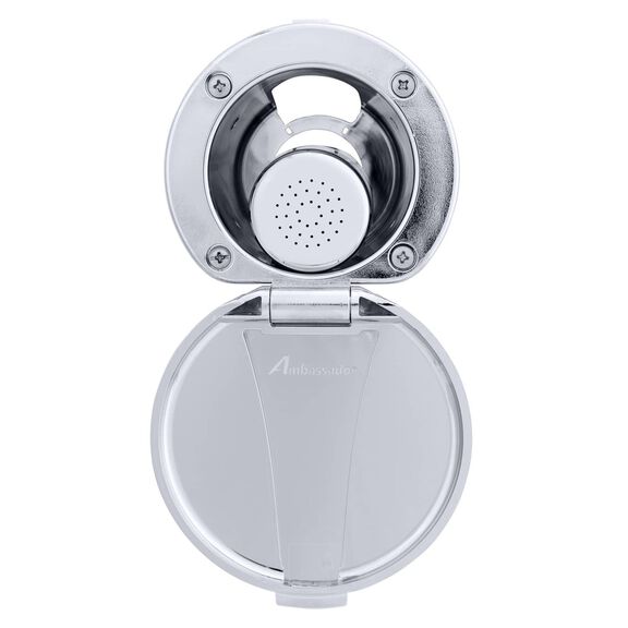 Recessed Shower Chrome Cup & Lid, Small Chrome Sprayer No Hook, 6' Stainless Steel Hose image number 4