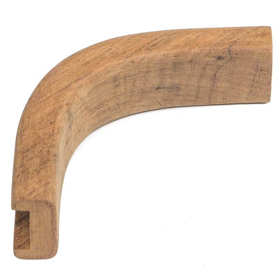 Teak Bulkhead Molding, 3/4" Track Inside Corner, 1 3/16" x 5/8" image number 2