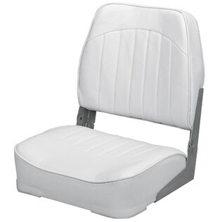 Promotional Low-Back Folding Fishing Boat Seat, White