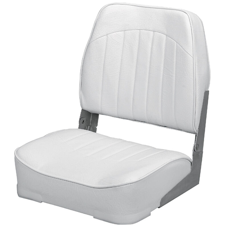 Wise Seating Low Back Boat Seat, White