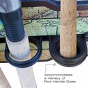 Guy Harvey Ancient Map 6 Rod Wall Rack image number 3