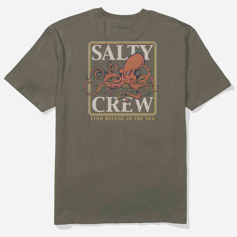 Salty Crew Men's Ink Slinger Shirt, in Dusty Olive, Size XL | by West Marine