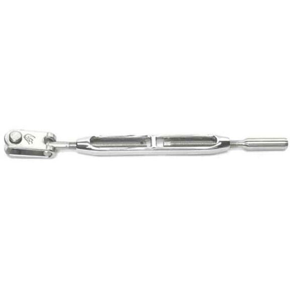 Turnbuckle Toggle Assembly Jaw to Swage for 3/16" Wire, 1/4" Pin image number 0