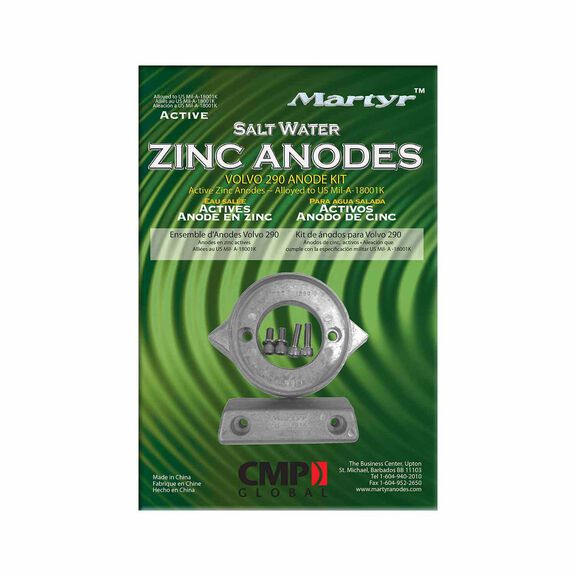 Zinc Anode Kit for Volvo 290 Engine image number 0