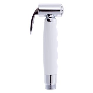 Hammer-Head Sprayer, No Hook, 1/2" NPS Chrome/Arctic White