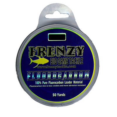 Frenzy Fluorocarbon Leader, Clear, 50 yds.