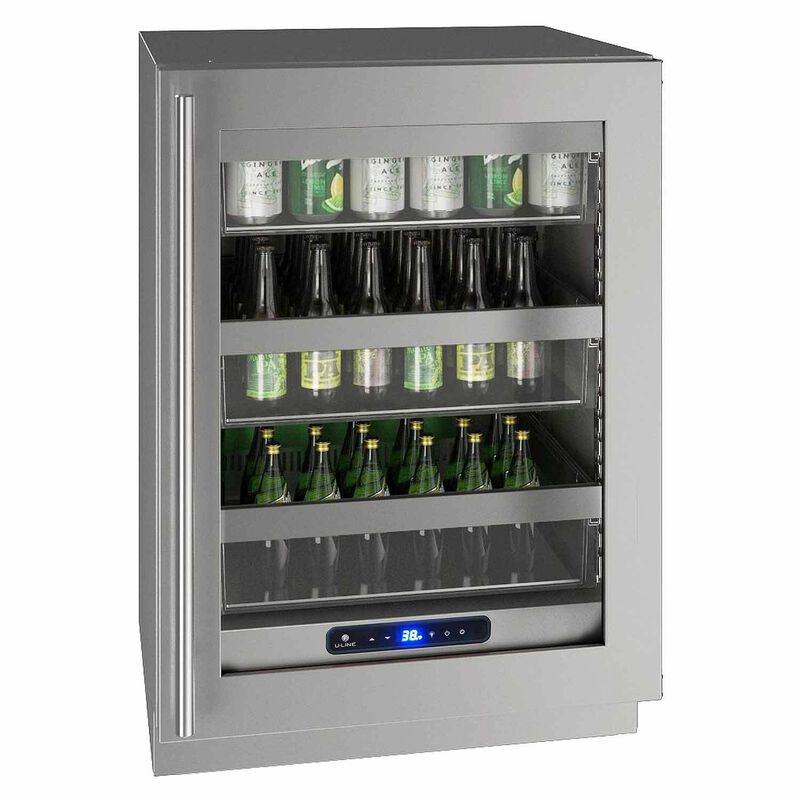 24" 5 Class Stainless Frame Refrigerator image number 0