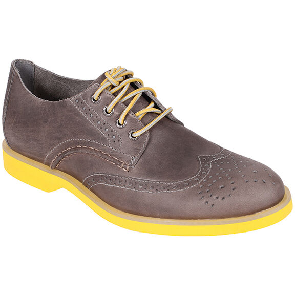Men's Cloud Logo Color Pop Wing Tip Boat Oxfords image number 0