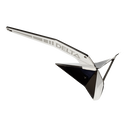 Stainless Steel Delta Anchor - 110 lb image number 2