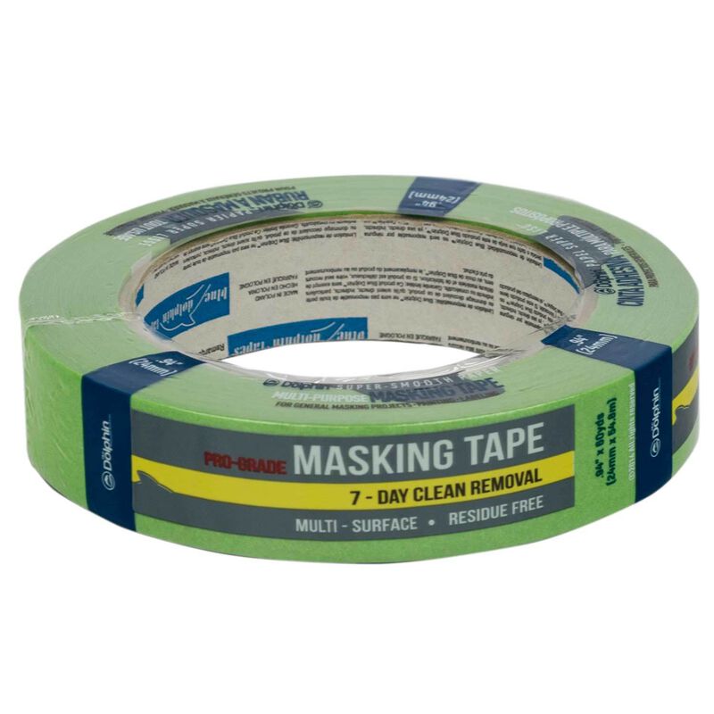 1" Pro-Grade Masking Tape, Green image number 0