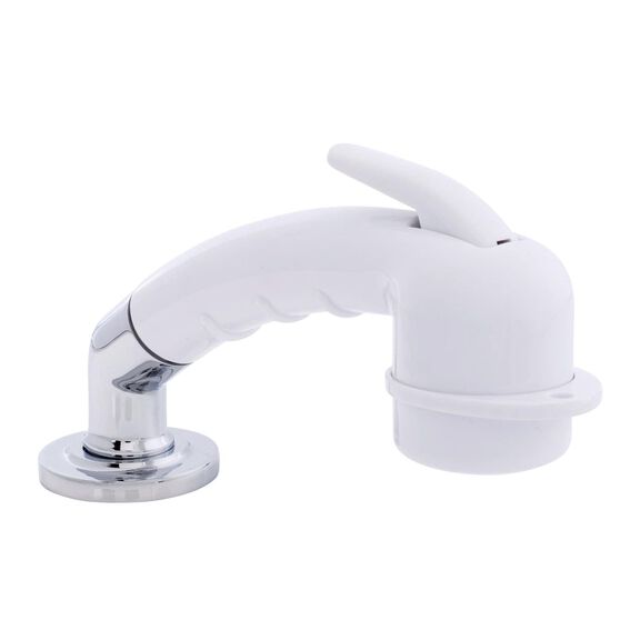 Deck-Mount Sprayer Small Arctic White Sprayer w/Elbow, 10' White Rubber Hose, Low Profile Holder image number 0