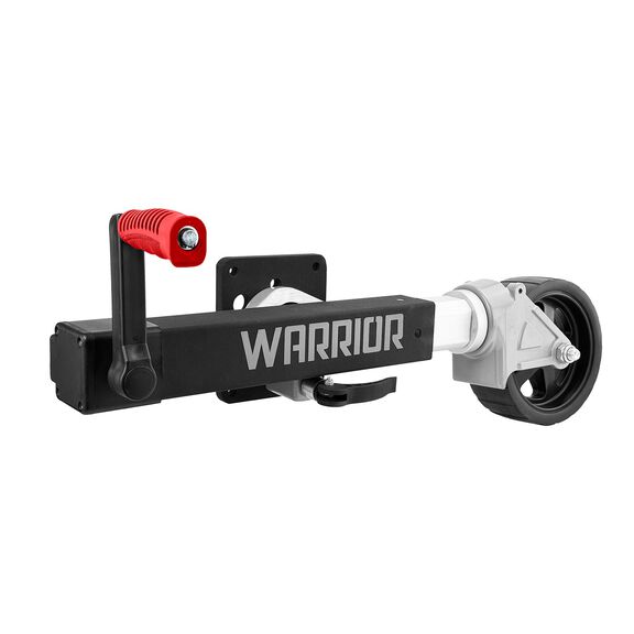 1800 lb. Warrior Marine Trailer Jack, Side Wind, Bolt-On Swivel Plate, with Wheel image number 4