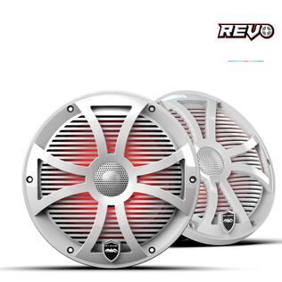 Wet Sounds REVO 8 inch High Output Coaxial Speakers w/ SW-White RGB Grilles