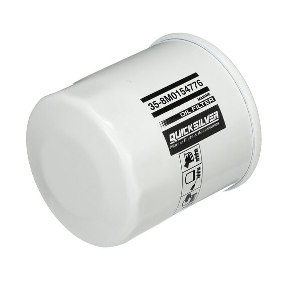 8M0154776 Oil Filter for Select 2000-2018 Yamaha, Honda, and Nissan/Tohatsu 9.9-115 HP Outboards image number 2