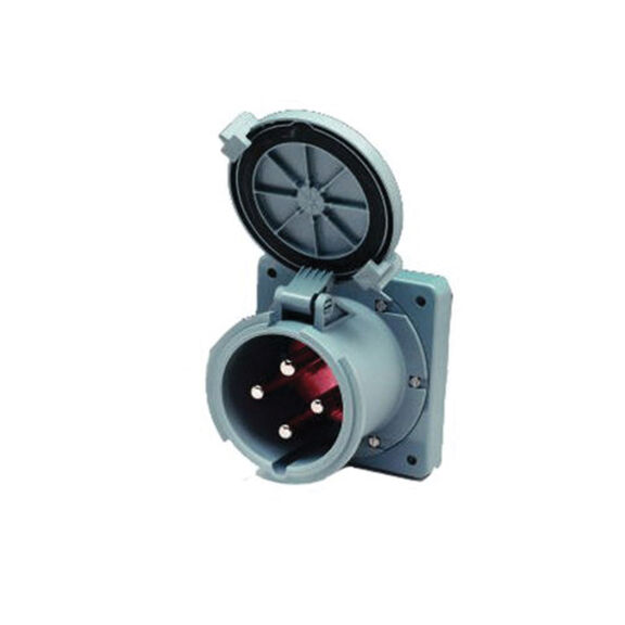 3-Pole, 4-Wire Nylon Shore Power Inlet, 100A, 125/250V AC image number 0