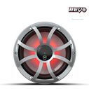 Wet Sounds REVO CX-10 XS-S S2 10-inch High Output Component Style Coaxial Speakers with XS-Silver RGB Grilles image number 1