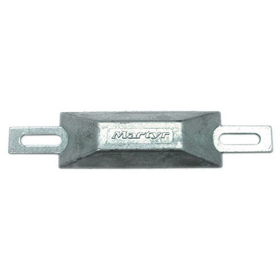 Bolt-On Zinc Combination Hull Anode, 1.33" x 3.78" x 0.63" image number 0