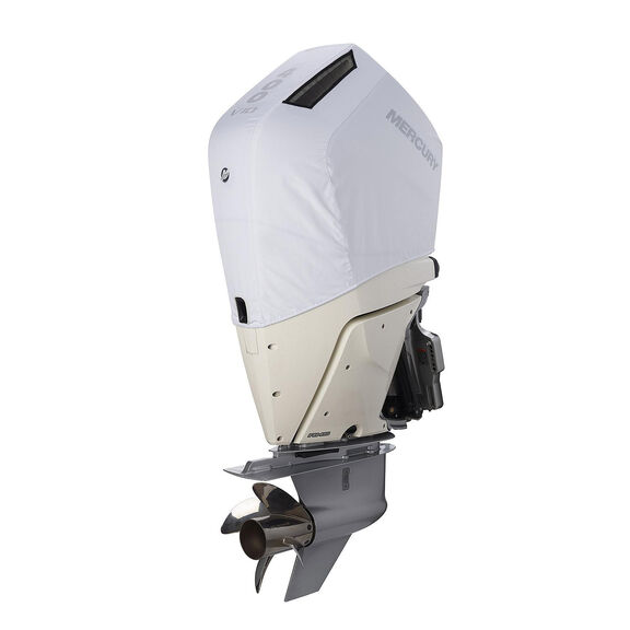 Mercury 8M0228527 5.7L V10 400hp Outboard Vented Splash Cover, White image number 0