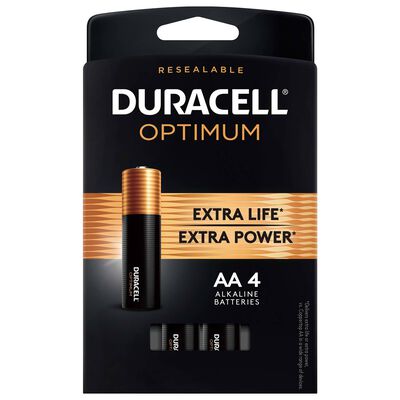 Optimum "AA" Batteries, 4-Pack