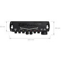 Zipwake 450S Standard Dynamic Fully Automatic Trim Control System Kit with Remote Control, Built-in GPS, 3D-Gyro and 3D Accelerometer and Interceptors 26.8" Width, 6.1" Depth, 10.8" Height image number 3