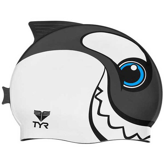 Kid's CharacTYR Happy Whale Swim Cap image number 0