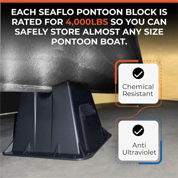 SEAFLO Pontoon Storage Blocks Set of 4 image number 5
